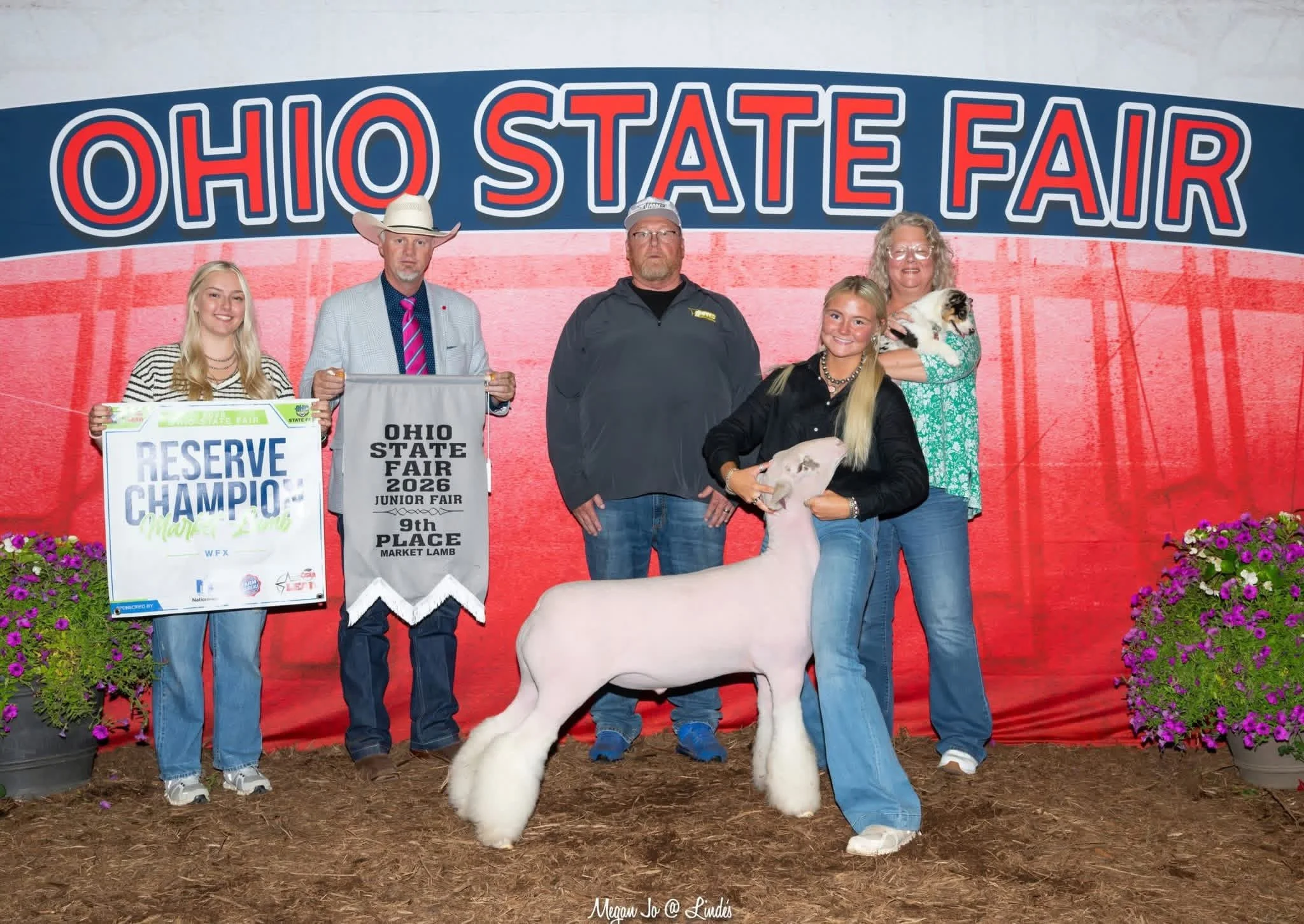 Reserve Grand WFX & 9th Overall Market Lamb - Ohio State Fair - Callie Hoppes - Raised by Hindman