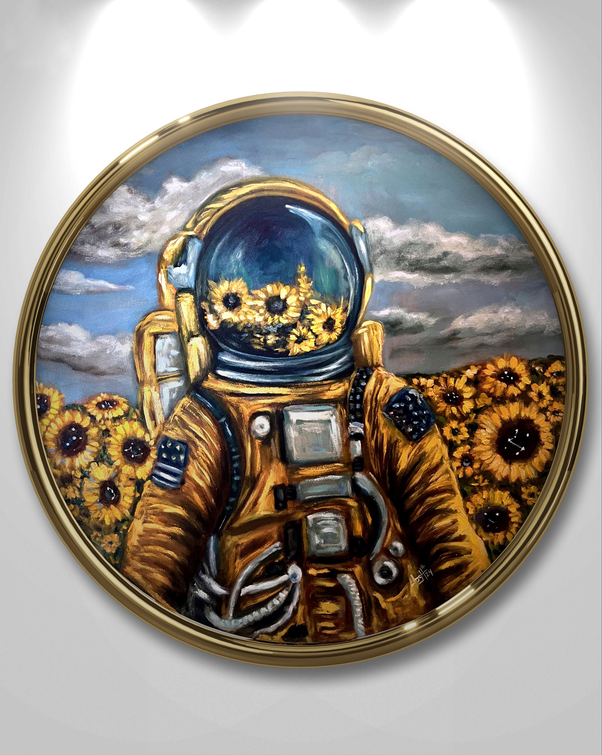 En campos de girasoles