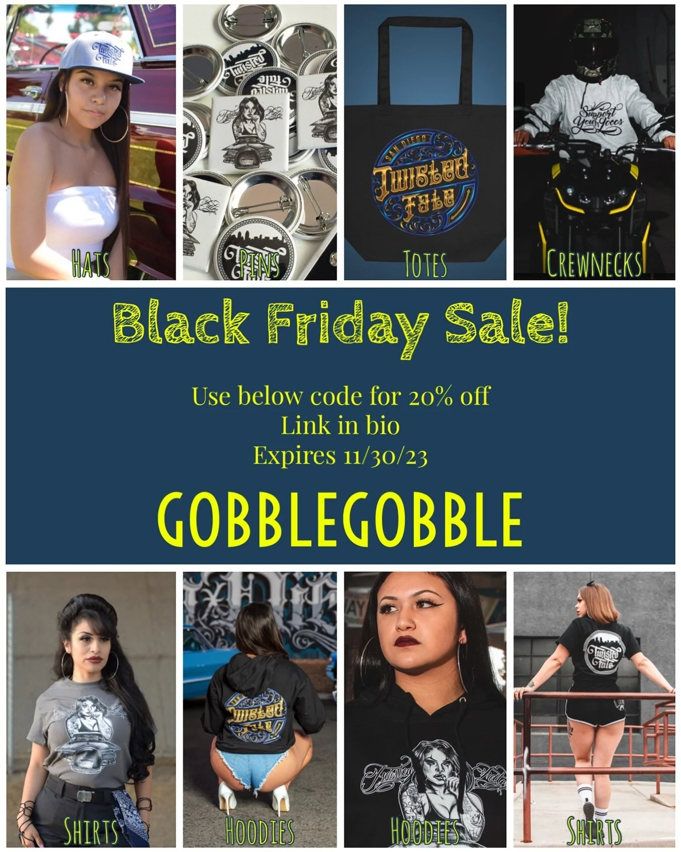 Black Friday Sale!
Use code &ldquo;GOBBLEGOBBLE&rdquo; for 20% off
Link in bio