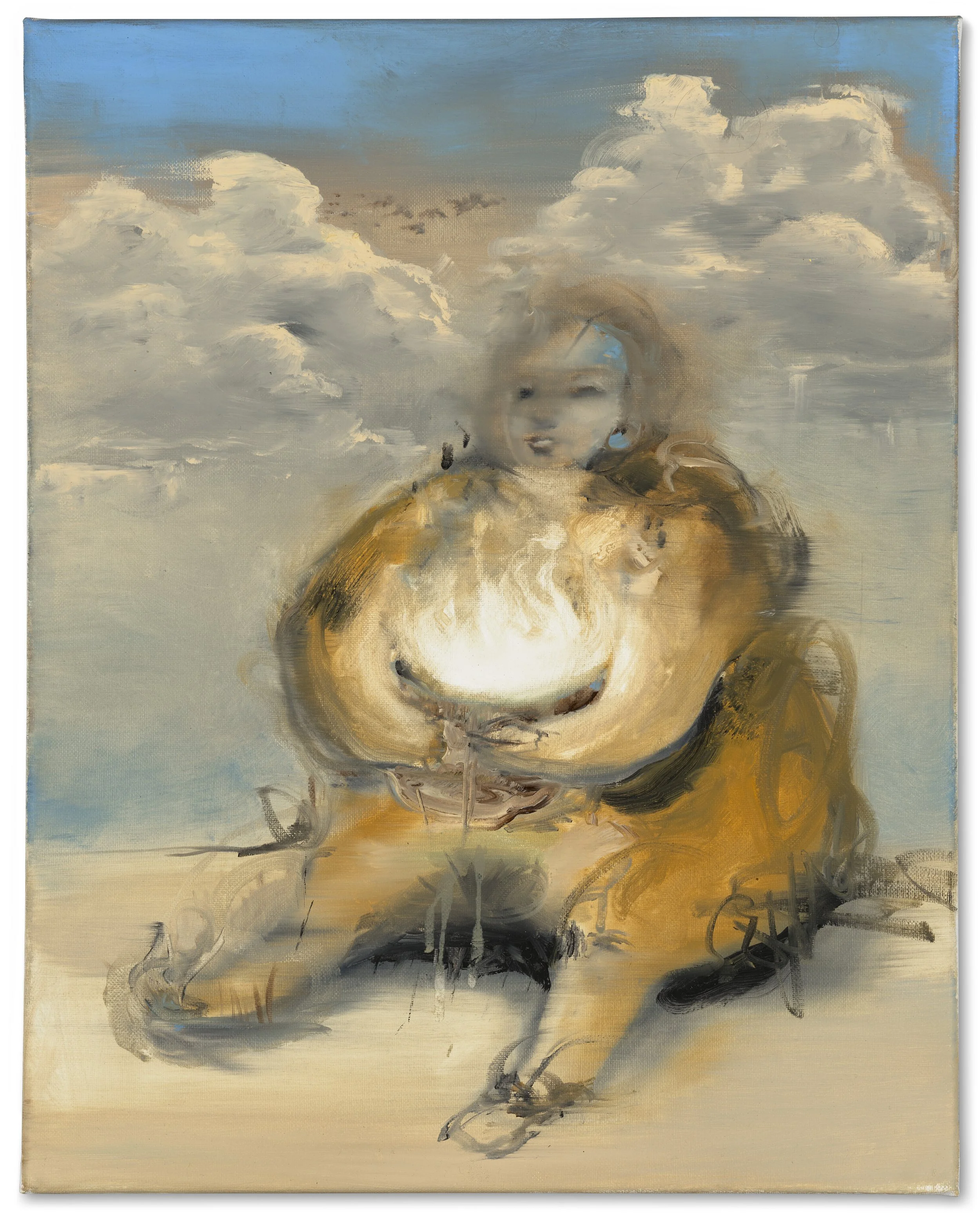 The Weight of Light, 2025, oil on canvas. 20 in. x 16 in. (50.8 cm x 40.6 cm.)
