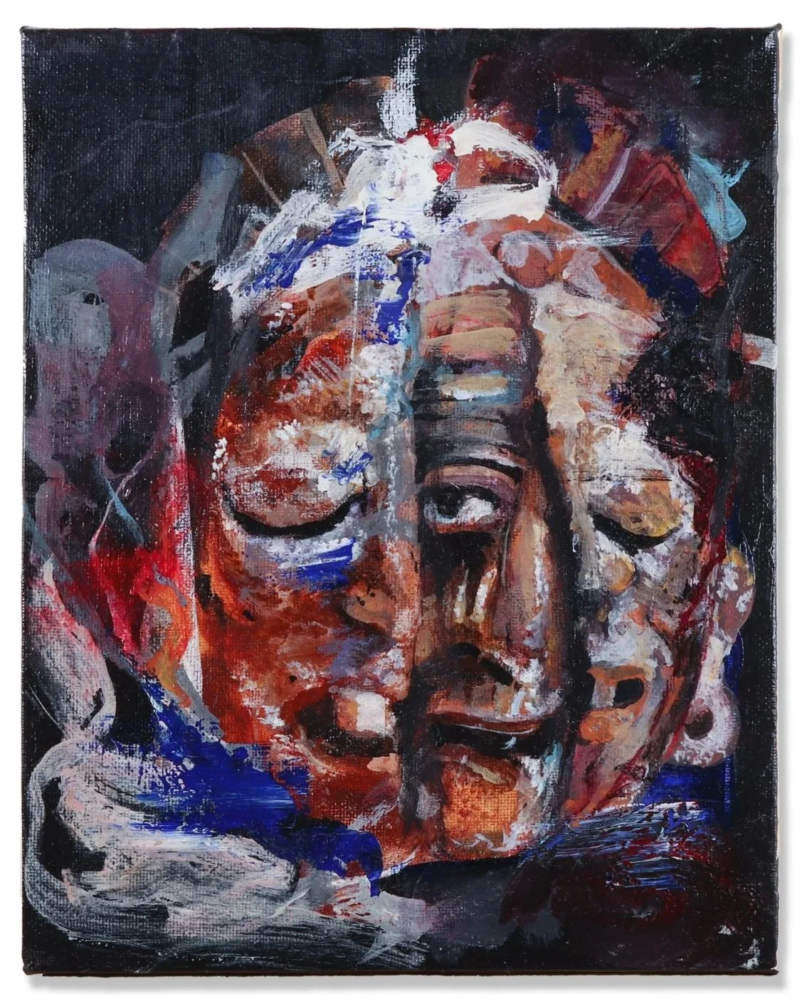 Untitled, 2024, acrylic on canvas, 10 in. x 8 in. (25.4 cm x 20.3 cm)