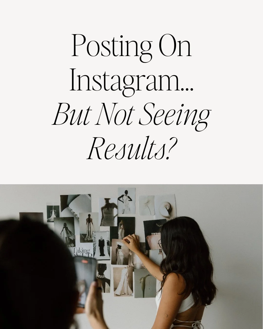 If you feel like you are doing everything on Instagram such as posting, filming, editing and engaging but the results aren&rsquo;t matching the effort&hellip; this is your sign to pause and reassess.

Growth doesn&rsquo;t come from doing more for the