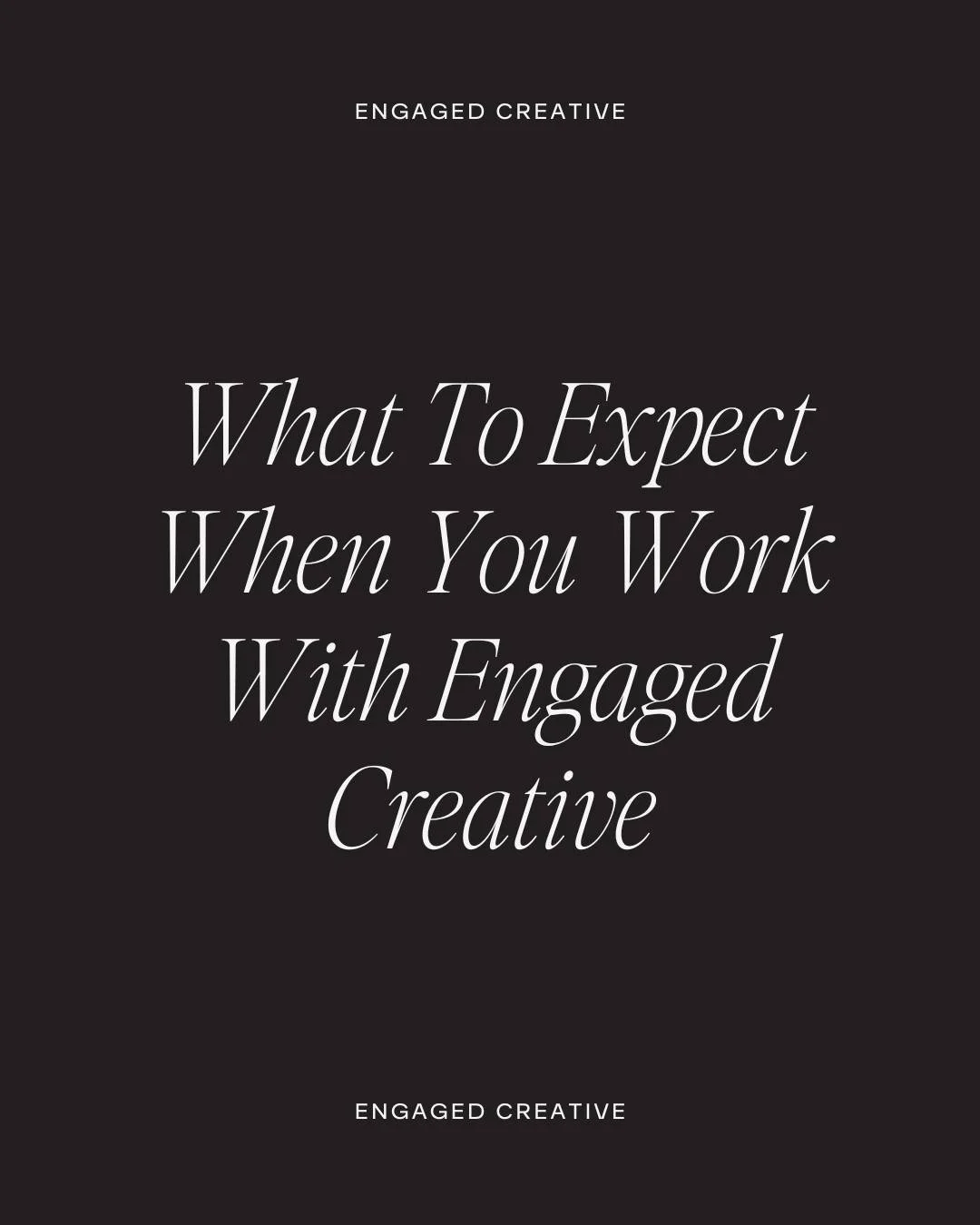 Outsourcing your marketing can feel like a big step, especially when you have been doing everything yourself.

So here is what it really looks like behind the scenes when you hire Engaged Creative for your marketing. 

Our process is designed to feel