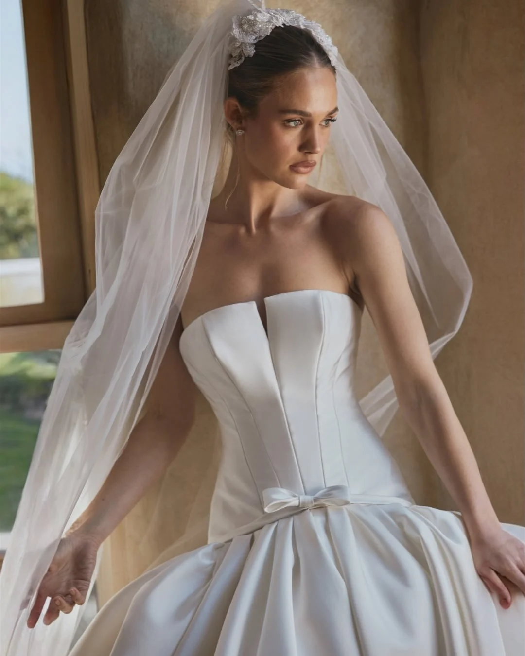 The R&ecirc;ve en Blanc Collection continues the Steven Khalil story where precision meets emotion, and couture becomes quietly powerful. Each gown was approached with intention, allowing space for craftsmanship, silhouette, and movement to speak for