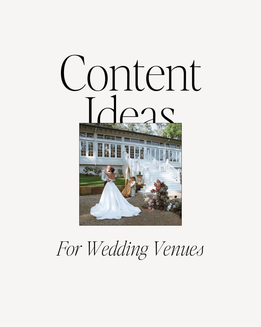 If you are a wedding venue wondering what to post then this one&rsquo;s for you.

Your future couples aren&rsquo;t just booking a space. They are booking a feeling, an atmosphere, and an experience they can picture themselves in.

The most successful