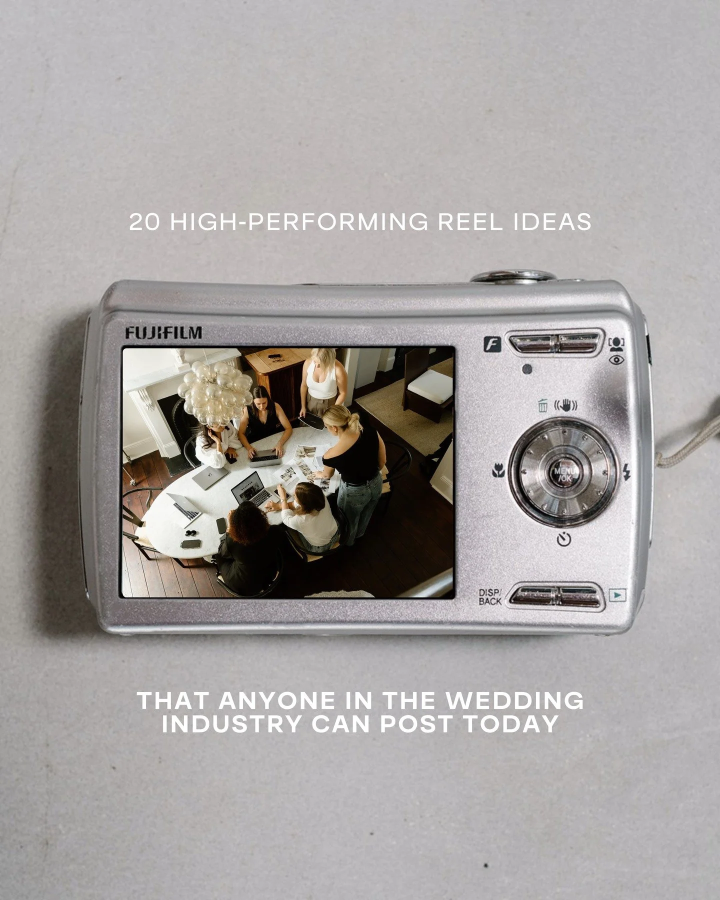 20 reel ideas you can steal. Made for the wedding industry and designed to get seen, saved, and shared.

Save this for your next content day or when you&rsquo;re stuck on what to post.

#engagedcreative #workwithus #creativeagency #businessgrowth #ma