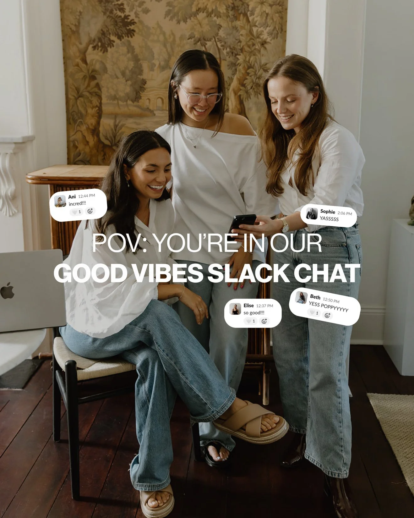 POV: you just got added to our Good Vibes Slack channel and your day is about to get a lot better.

#engagedcreative #marketingagency #weddingmarketing #weddingindustry