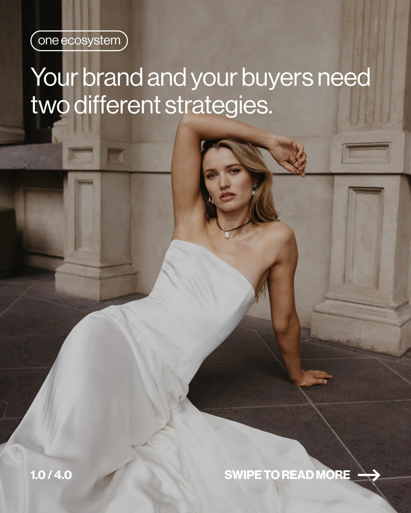 Building a bridal label means doing two jobs at once, being known, and being stocked. Most designers we meet are strong at one and stretched thin on the other.

That's the gap between Engaged Creative and Engaged Sales Agency closes. We build the bra