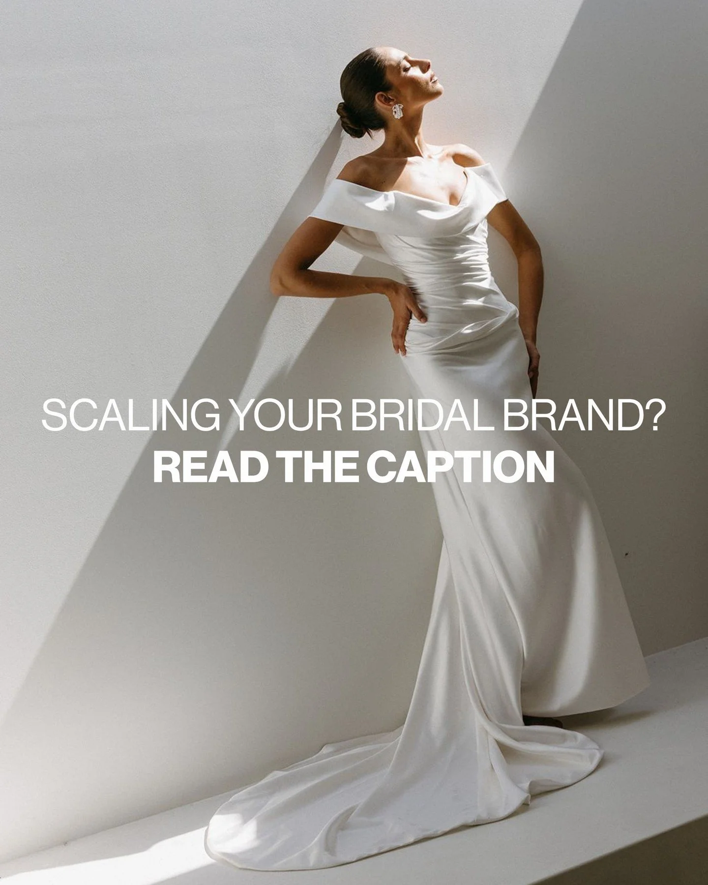 Scaling a bridal brand isn't simply about getting more retailers.

Before you push for growth, you need to know whether your brand, marketing, sales strategy and infrastructure are ready to support it. Because growth without strategy can get messy ve