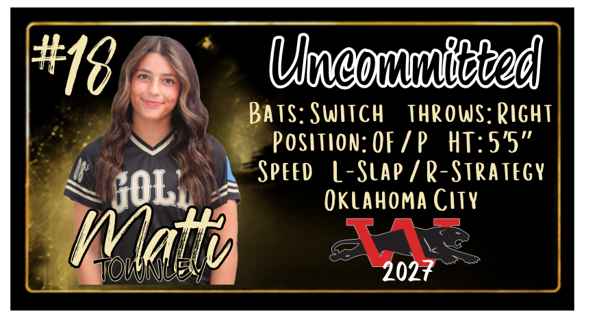 Matti Townley recruiting card