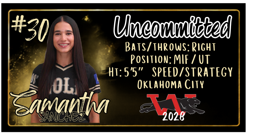 Sam Sanchez recruiting card