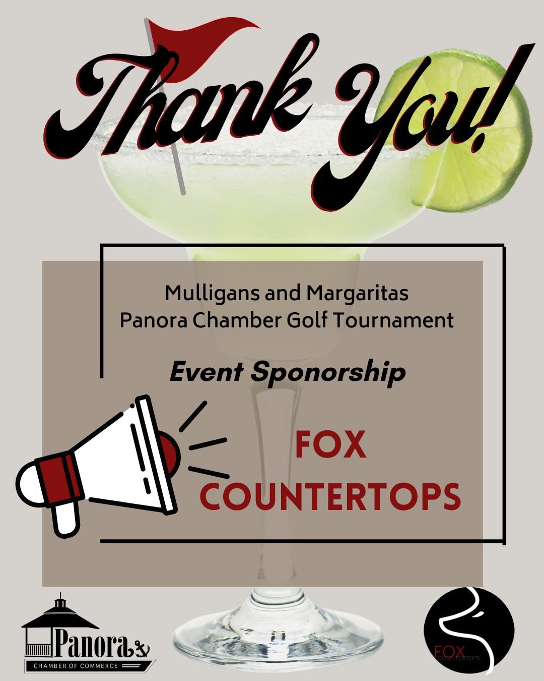 🌟 Event Sponsorship Shout-Out! 🌟 

Fox Countertops is leading the charge, showcasing their unwavering support for our community and the spirit of golf. 

We're calling on businesses and individuals alike to join us in making this event a hole-in-on