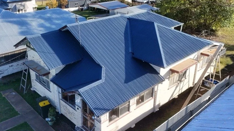 Colorbond roof on residential property