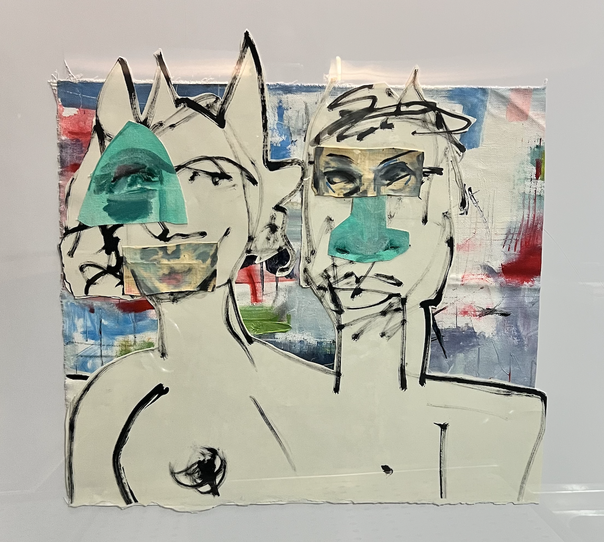 "so fucking together so fucking forever", 2026 (SOLD) |
15.5 x 17 in |
mixed media collage
