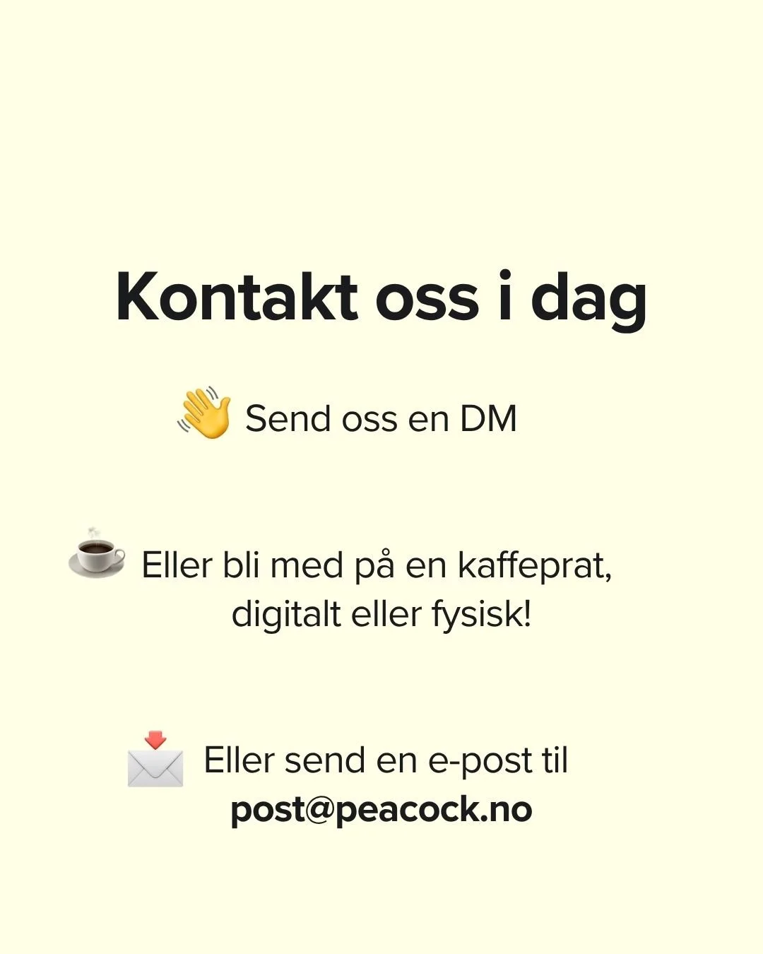 Vil du bli mer synlig og gi merkevaren din et PR-l&oslash;ft?
Vi hjelper deg med &aring; f&aring; budskapet ditt ut ✨