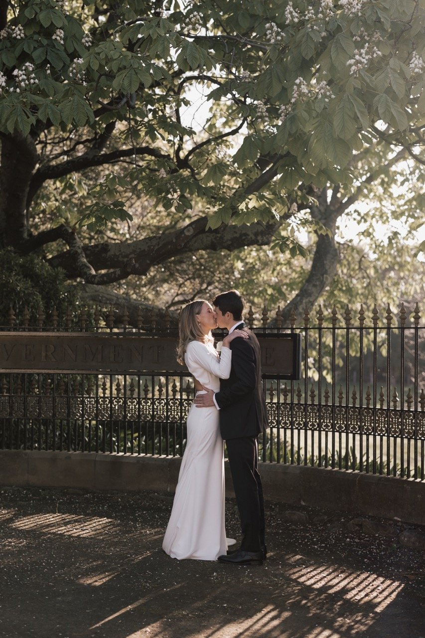 Hobart elopement locations with The Elopement Collective