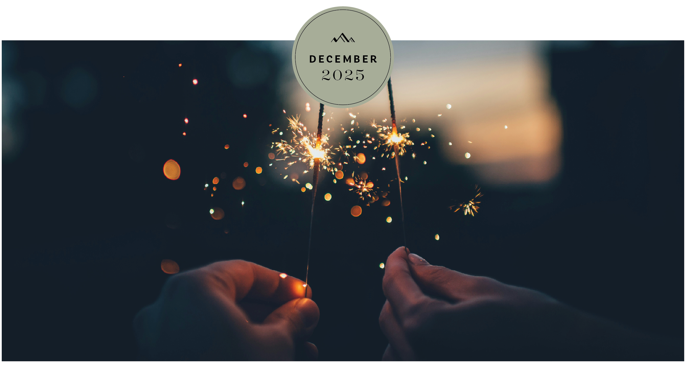 Hands holding sparklers