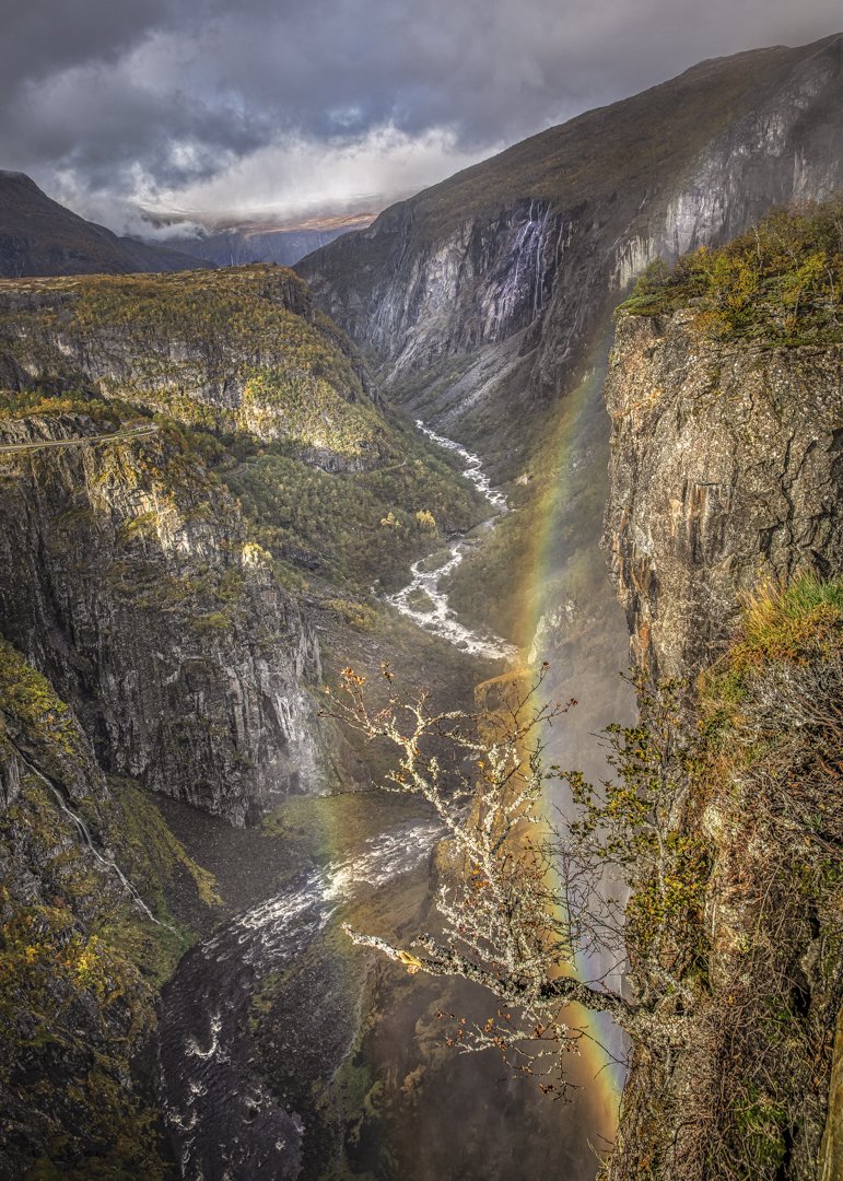 At Vøringsfossen, Norway
