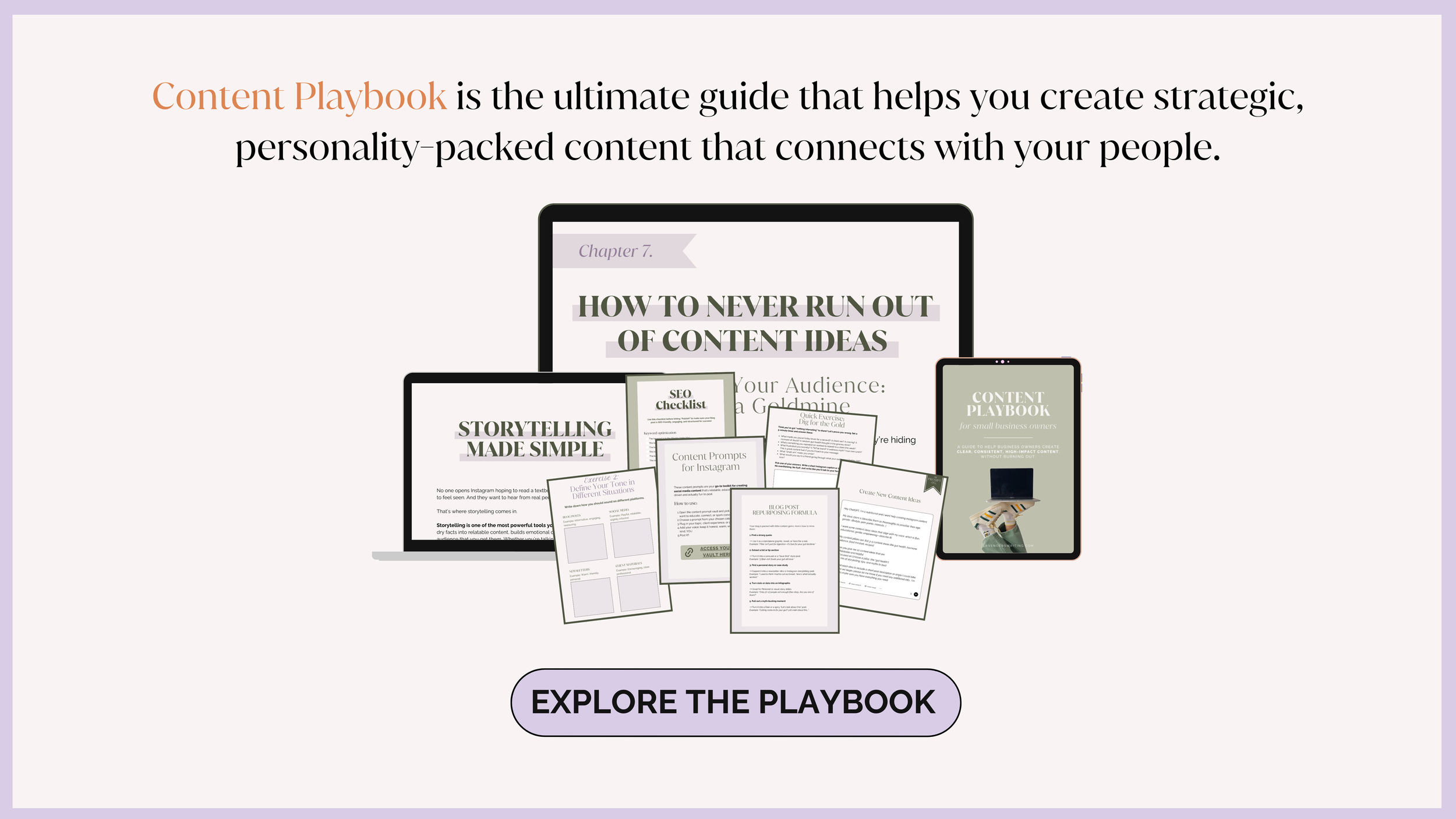 Content playbook for small business owners