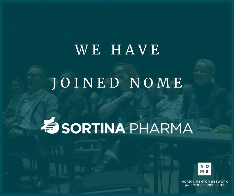 Sortina Pharma Joins Nordic Mentor Network for Entrepreneurship (NOME)