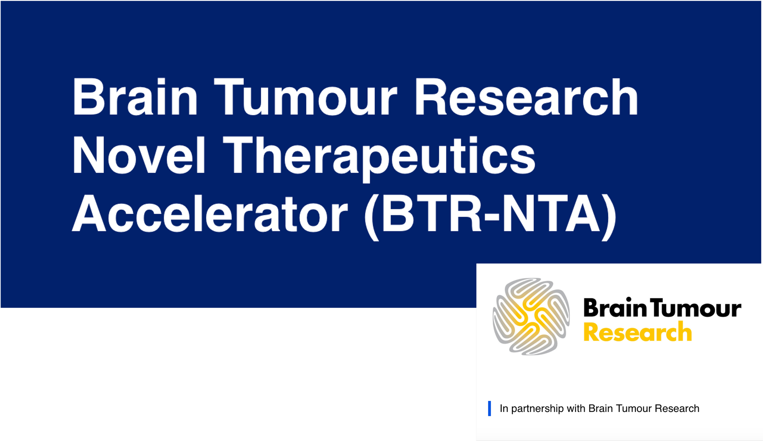 Representing Sortina Pharma at Brain Tumour Research Novel Therapeutics Accelerator Review Meeting in Edinburgh