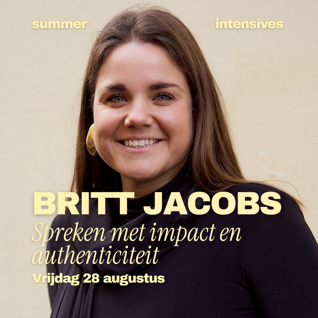 Summer Intensive — The Power of Words - Spreken met Impact en Authenticiteit