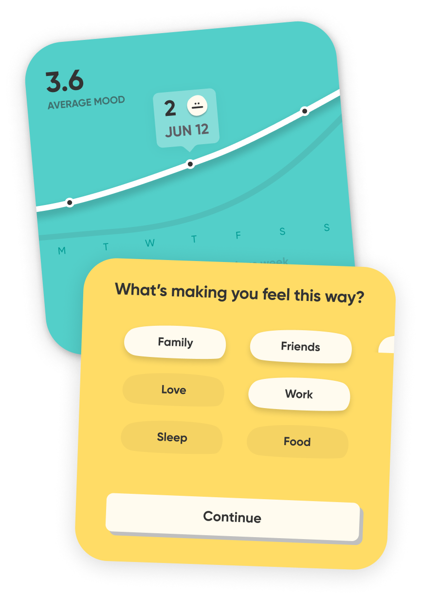 Offload lets you see your client's moods and whats behind then with easy mood checks