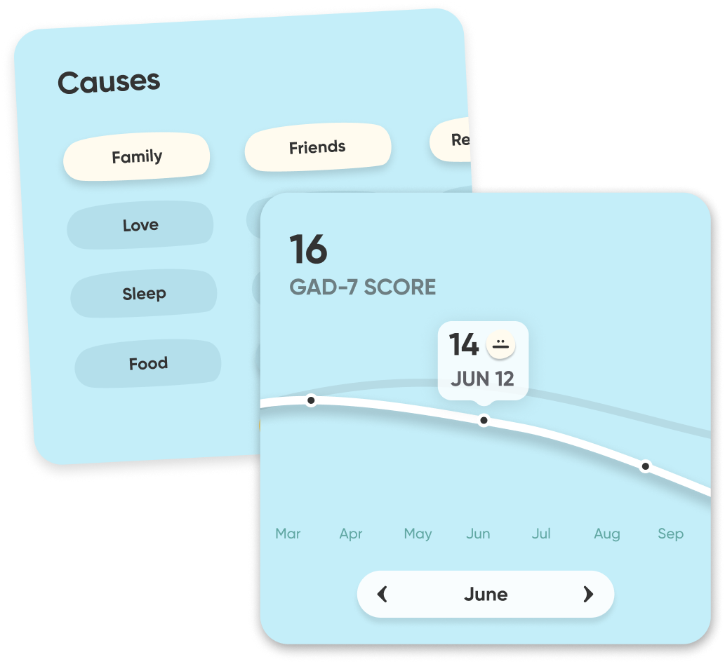 Track progress and client insights on Offload therapy tools