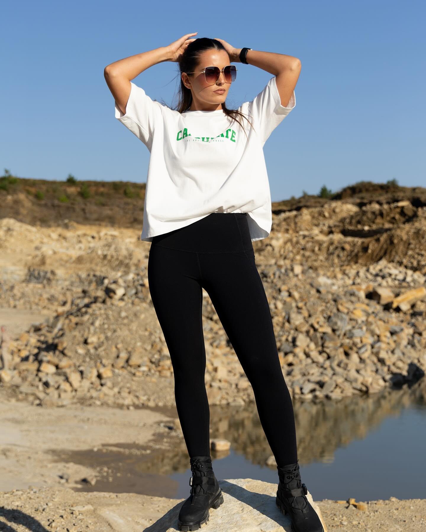 &lsquo;Blake Oversized Tee&rsquo; - *adds to basket immediately* 🛒

shop via the link in bio!!