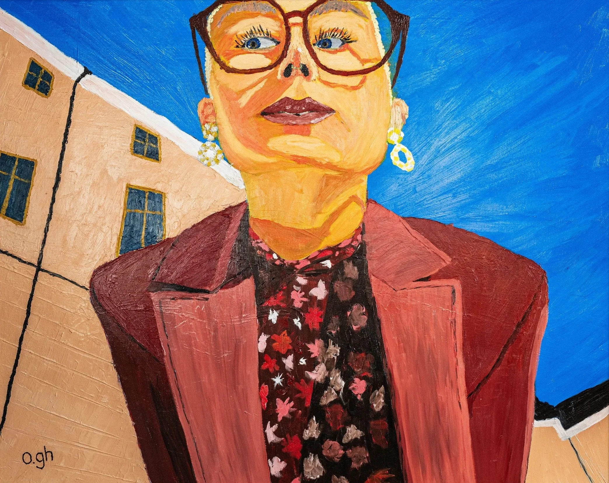 Drottningen av Kåbo (2023). Olja på duk 100x80