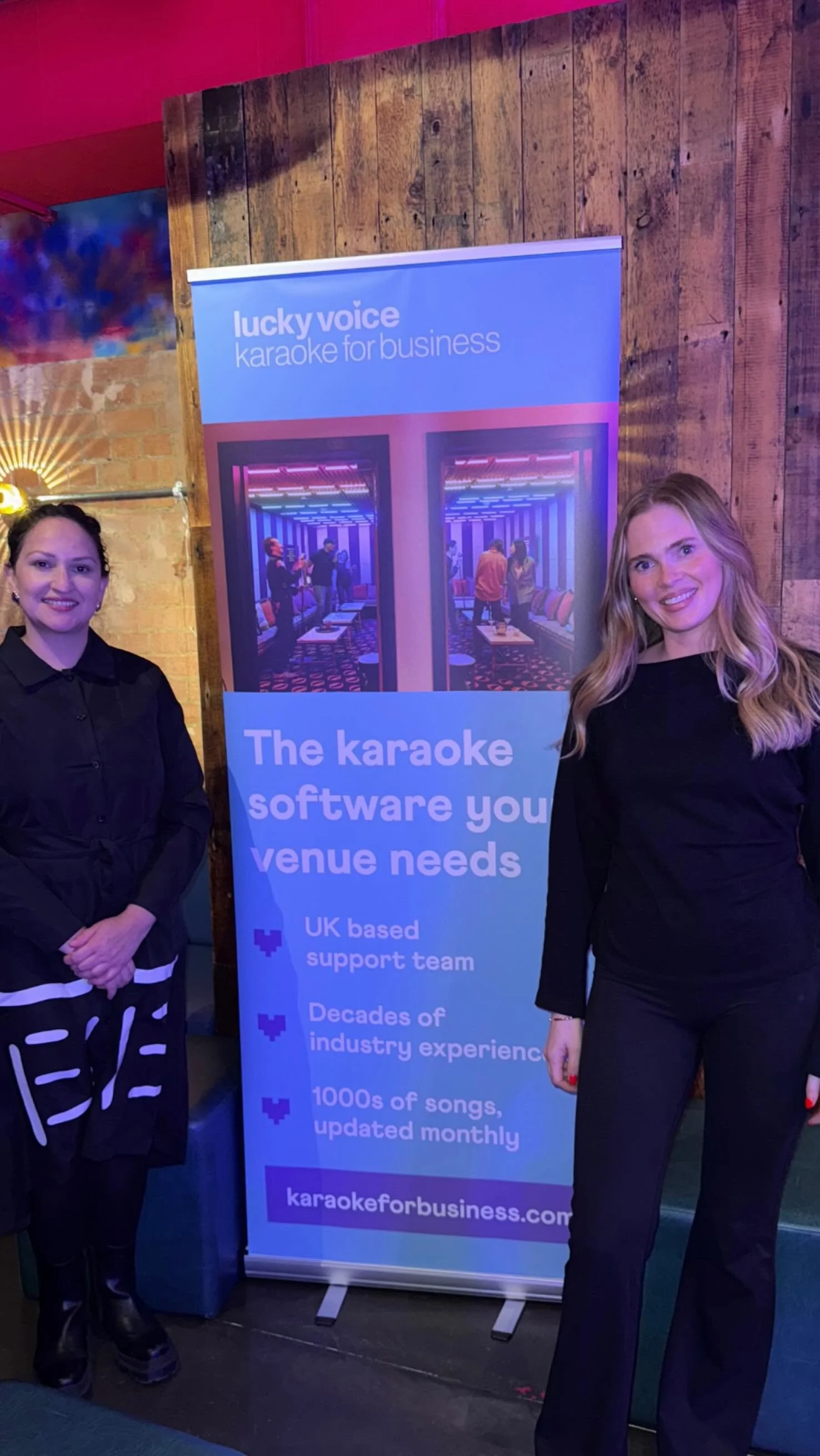 What a fantastic evening at Lucky Voice Liverpool Street on Tuesday!
A huge thank you to all the hospitality professionals who joined us for our industry showcase. It was lovely to connect, share our karaoke software, and demonstrate how karaoke ca