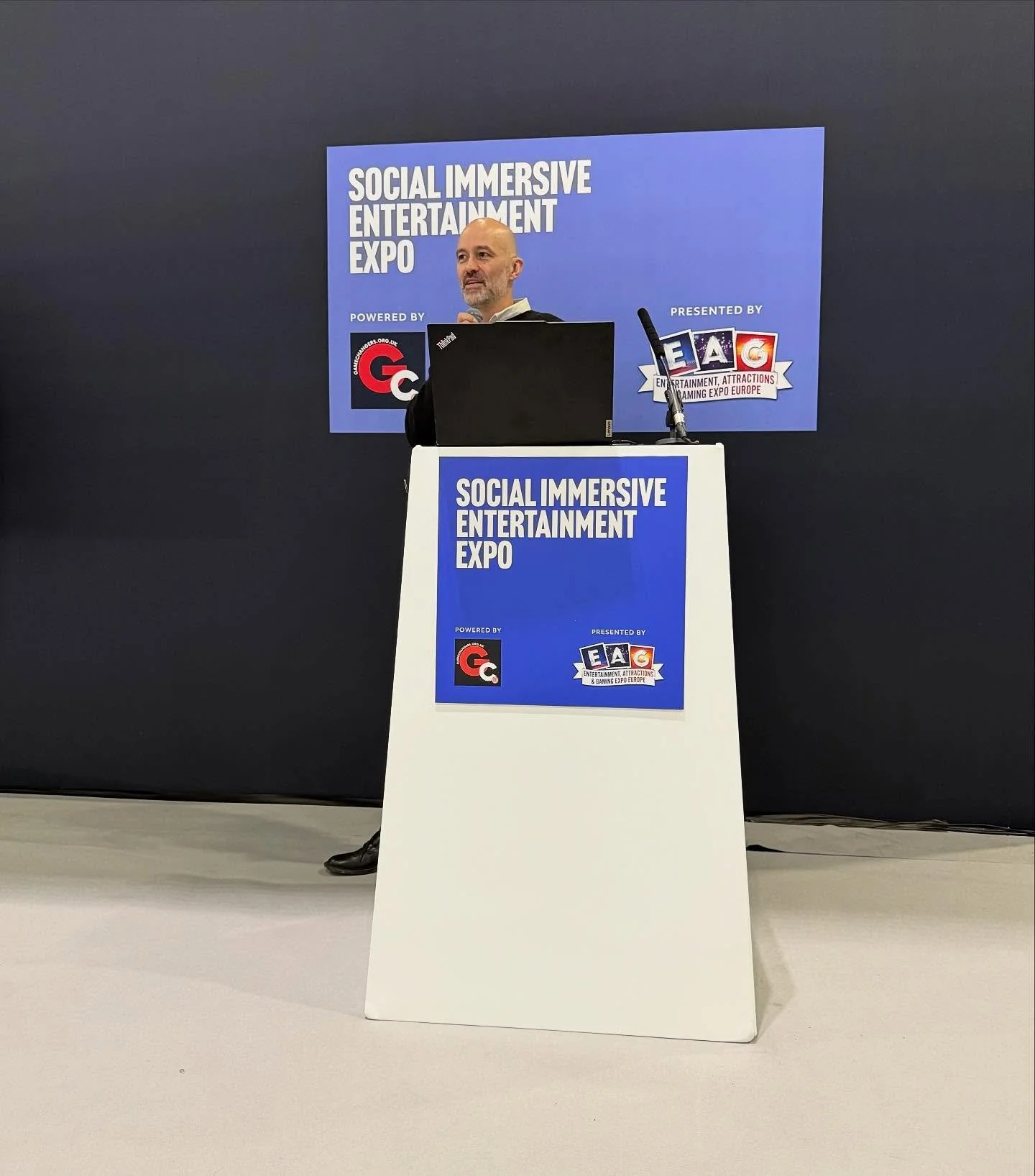 We had a fantastic day at the @eagshow yesterday! 🎤

Our Business Development Director, Nick, delivered a brilliant talk on how karaoke can unlock new revenue streams, increase dwell time, and boost customer engagement in venues - sharing some key c