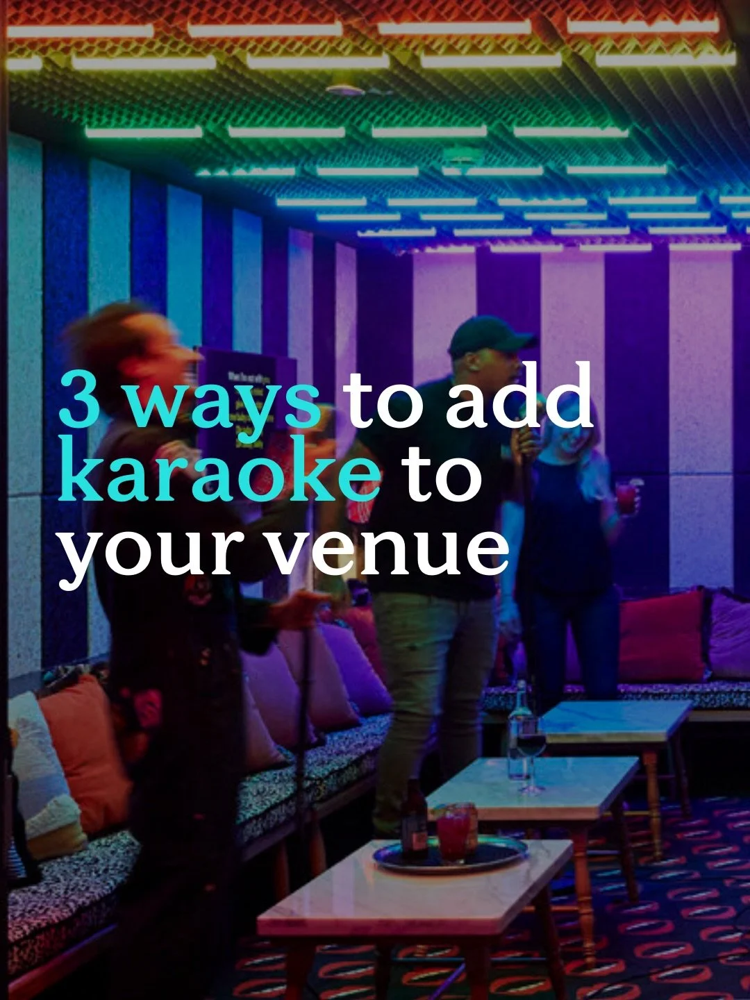 Did you know there&rsquo;s more than one way to add karaoke to your venue? 🎤

You can:
&bull; Turn a spare room into a private bookable experience
&bull; Transform your event space into a high-value group booking magnet
&bull; Use open bar karaoke t