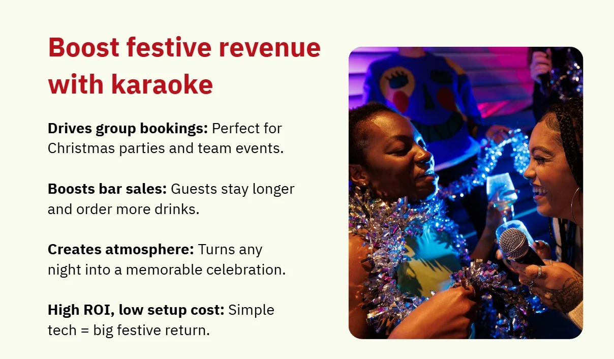 how to boost festive revenue with karaoke