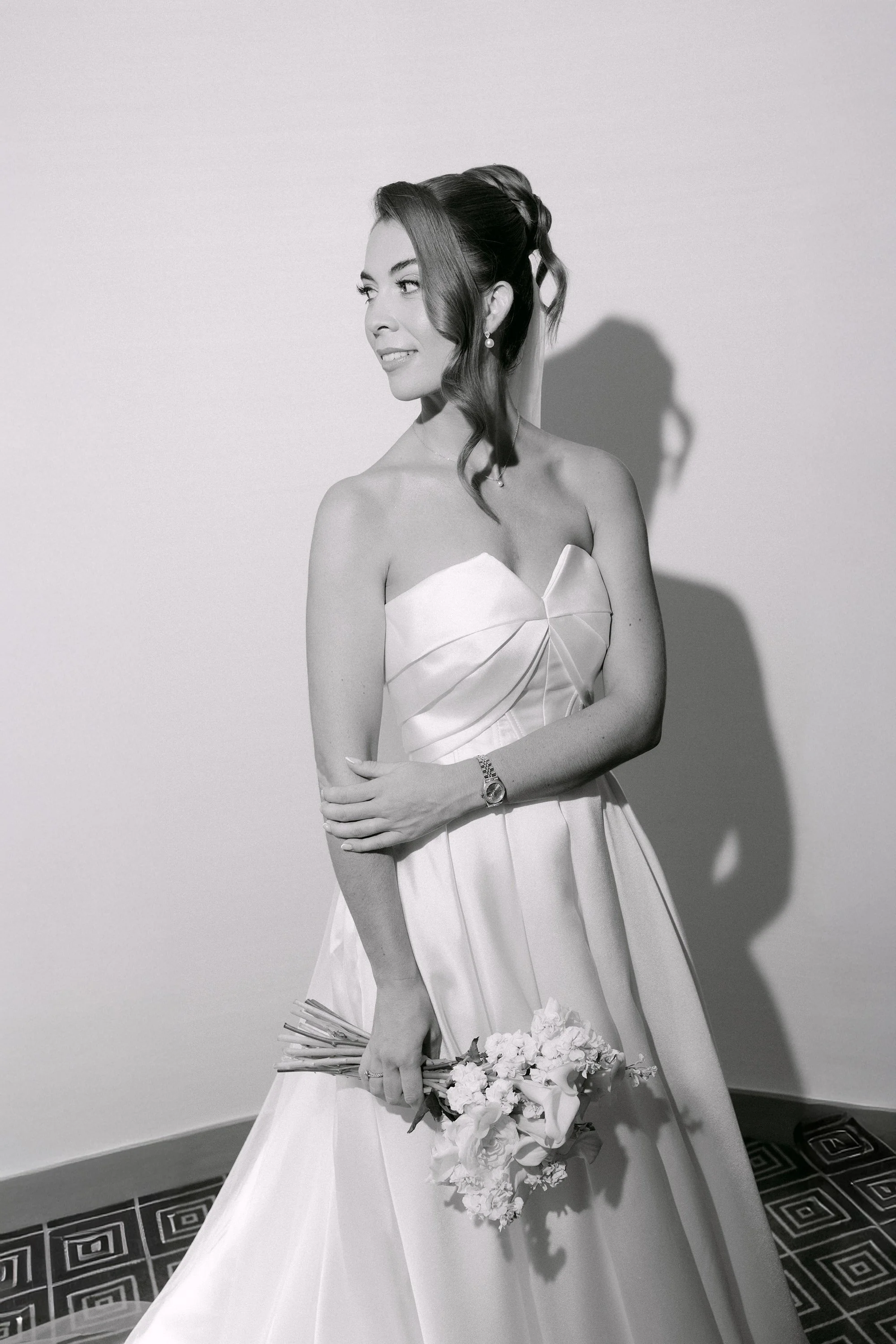 stunning bride at Marylebone London wedding 