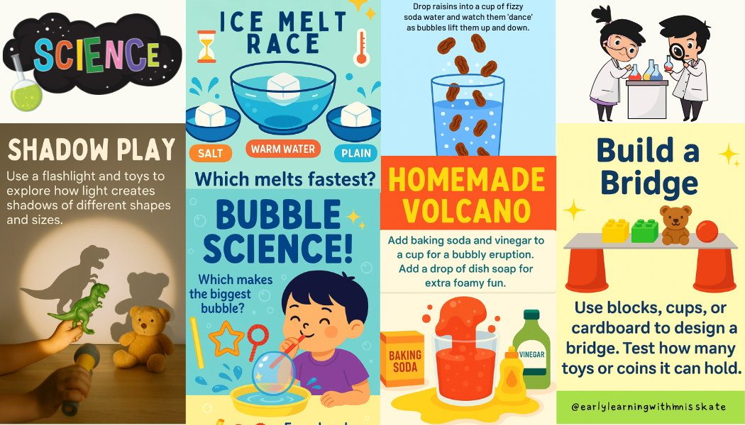 10 Free & Easy Science Experiments for Curious Kids — Early Learning ...