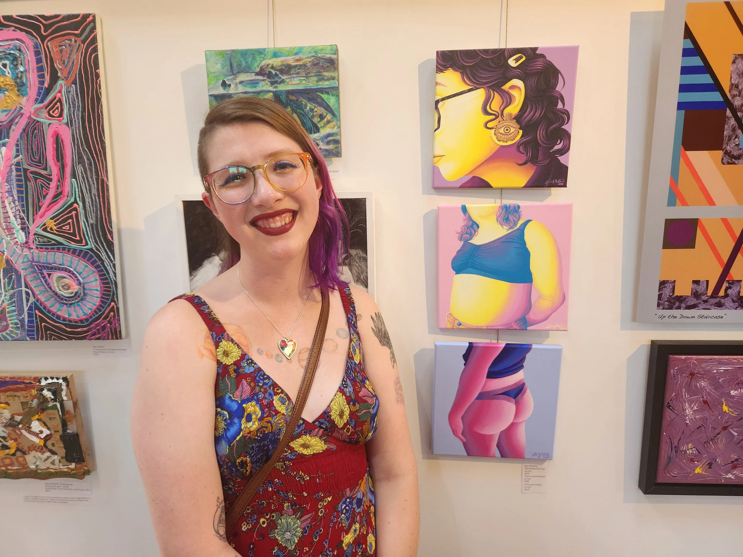 Bullard-Sam with art show.jpg