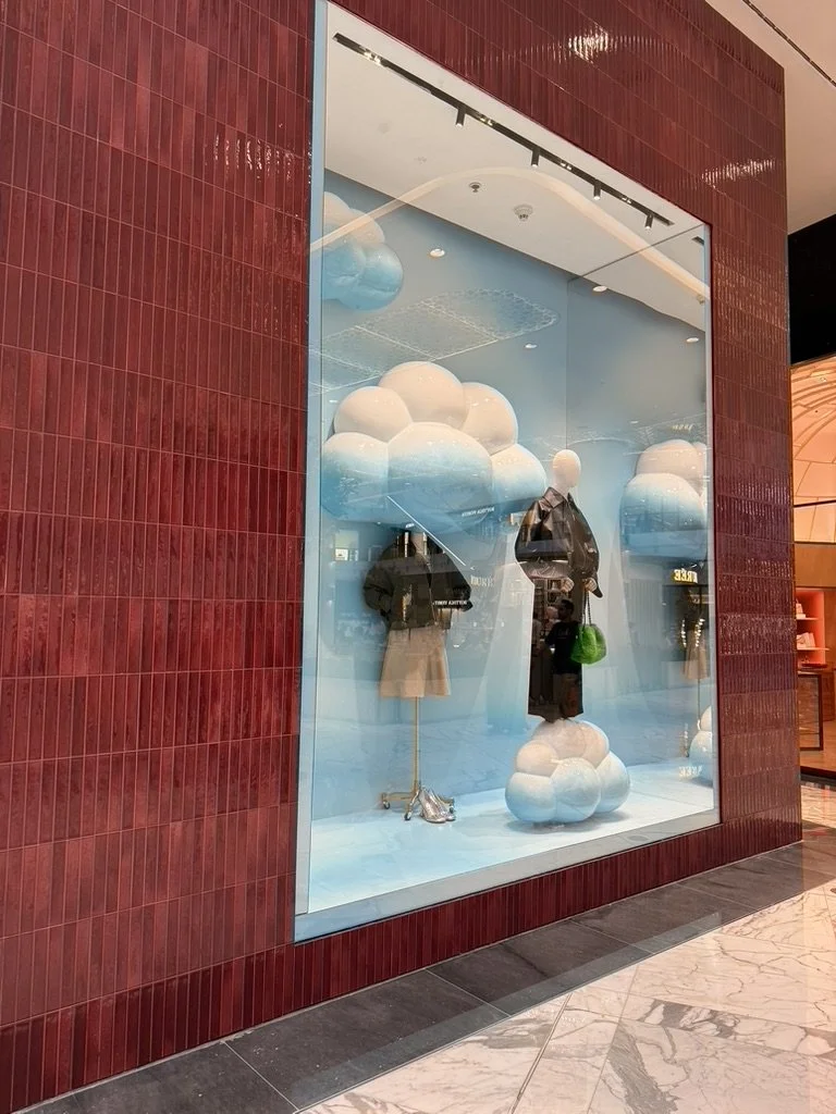 Loewe store in Dubai showcasing bespoke Japanese tiles