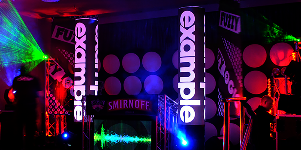 2.5M Rebrandable DMX Tubes - Example