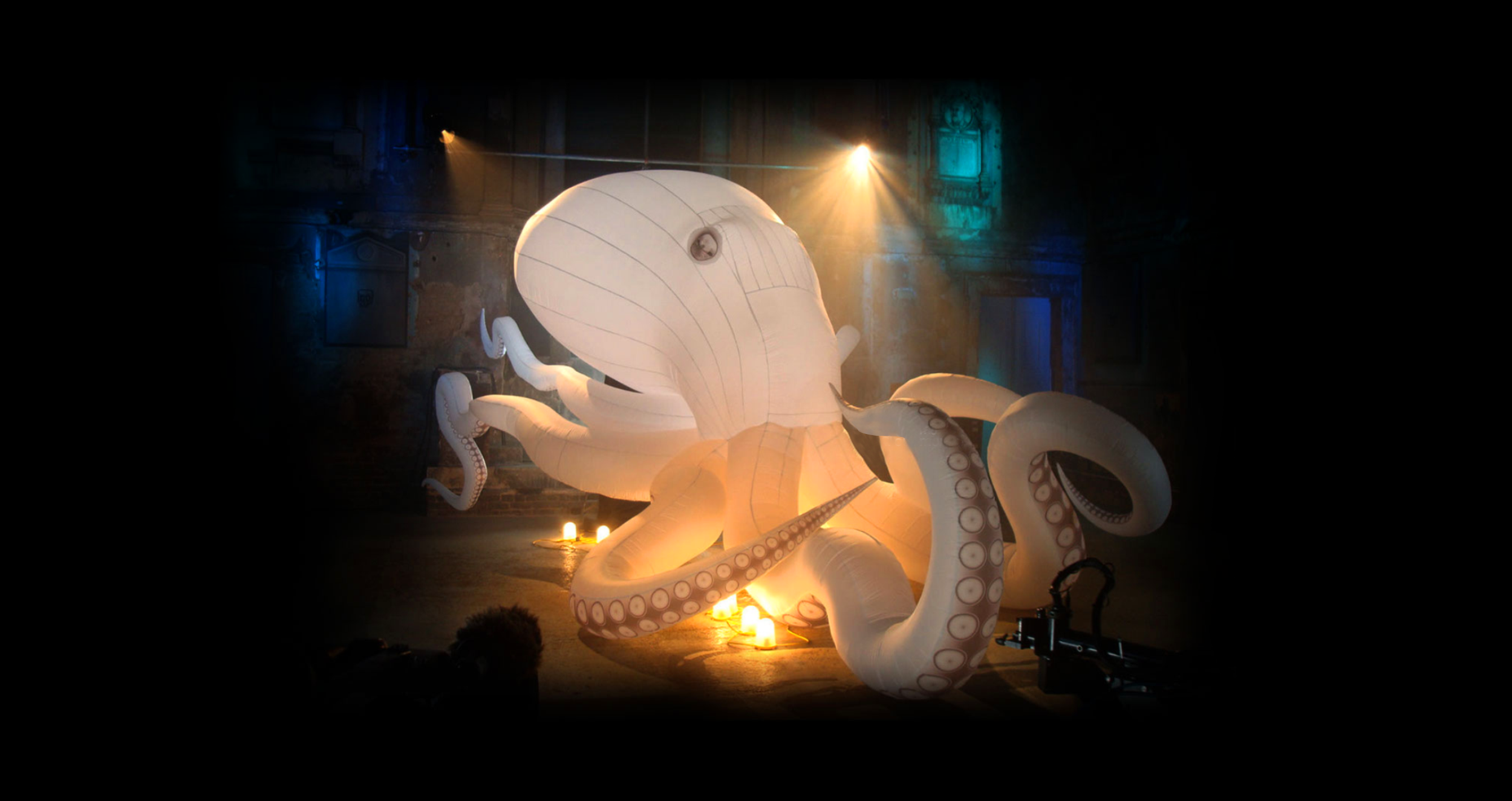 7M Octopus Inflatable Originaly made for CBBC's Deadly Art