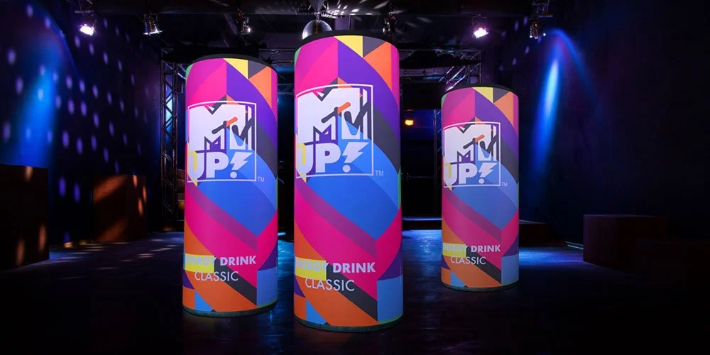 2.5M MTV-Up Can Replica Inflatables