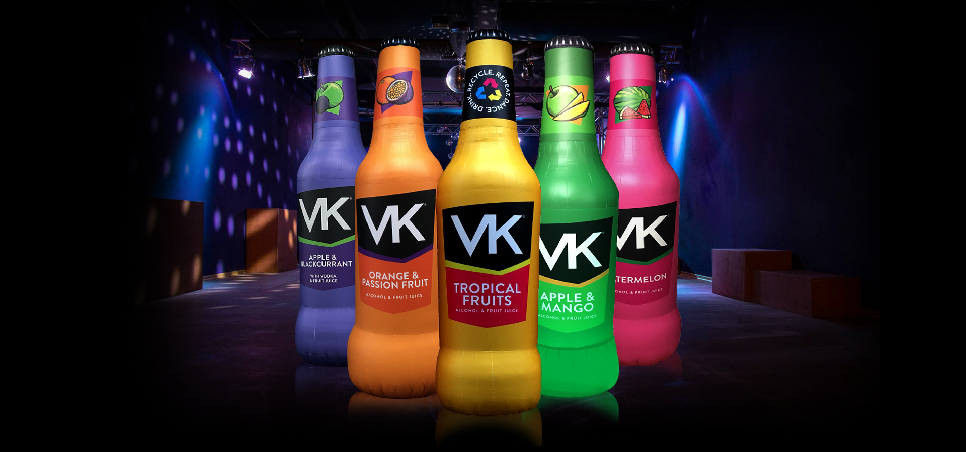 Run of 2.5M VK Bottle Replica Inflatables