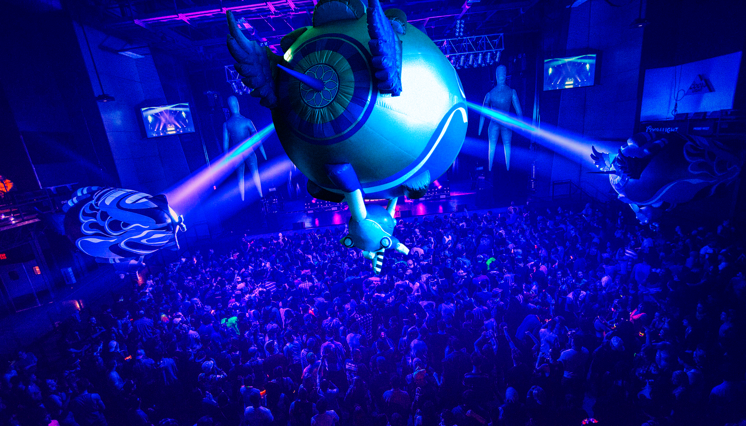 Giant 3D Airship Inflatable Props