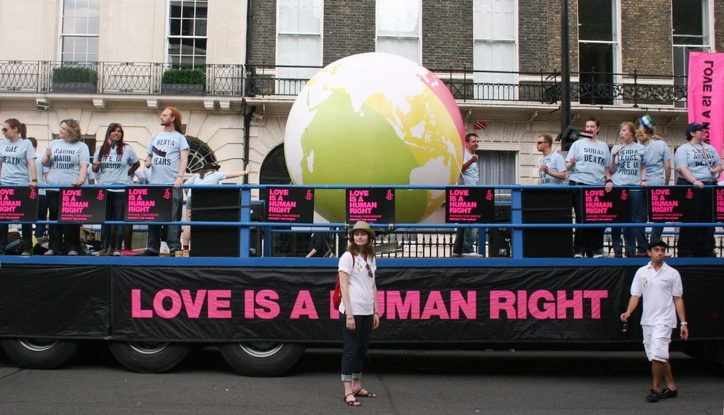 Amnesty International Sphere Parade Float