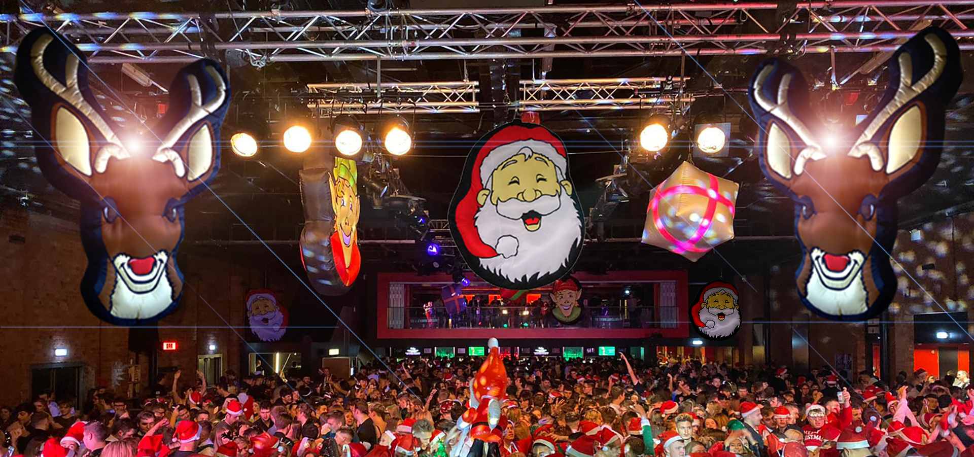 2.5M Christmas Heads @ The Engine Shed, Lincoln