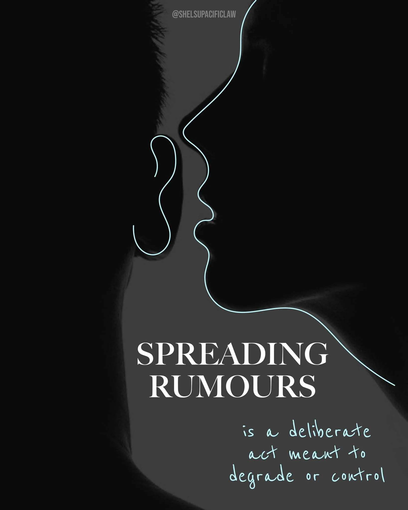 Rumours are not misunderstandings.
They are a tactic.

Spreading rumours is a deliberate act used to undermine credibility, isolate individuals, and exert control.
It&rsquo;s subtle, it&rsquo;s damaging, and it&rsquo;s often dismissed as &ldquo;just 