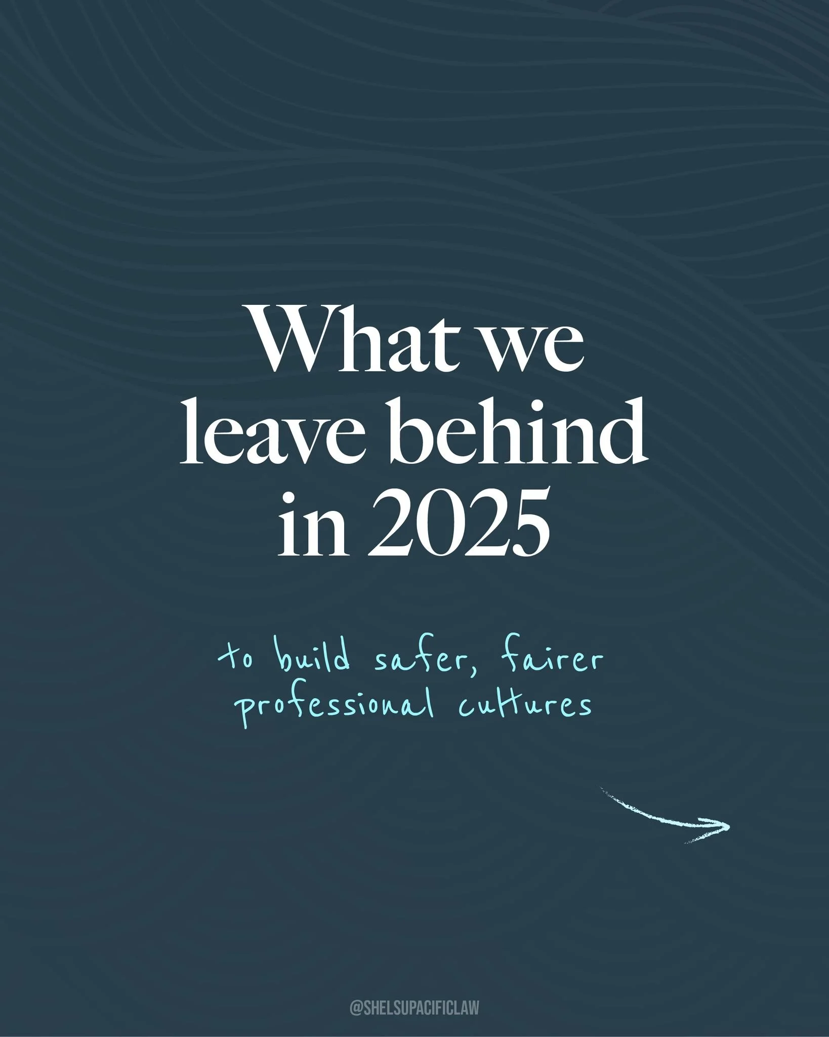 As we close 2025, here&rsquo;s a real question:
What behaviours are we finally ready to leave behind at work?

Too often, what gets normalized in the name of harmony, informality, or &ldquo;good intentions&rdquo; slowly undermines trust and safety. N