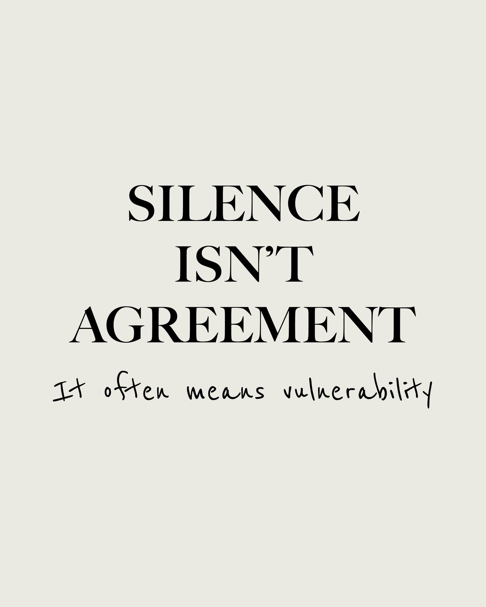 Silence isn&rsquo;t agreement. It&rsquo;s often a signal.
A signal of discomfort. Of power imbalance. Of vulnerability. Of a system that doesn&rsquo;t feel safe to speak in.
Fairness requires more than listening.
It requires creating conditions where
