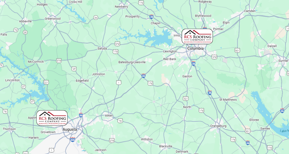 RCS locations in Augusta, GA and Columbia, SC