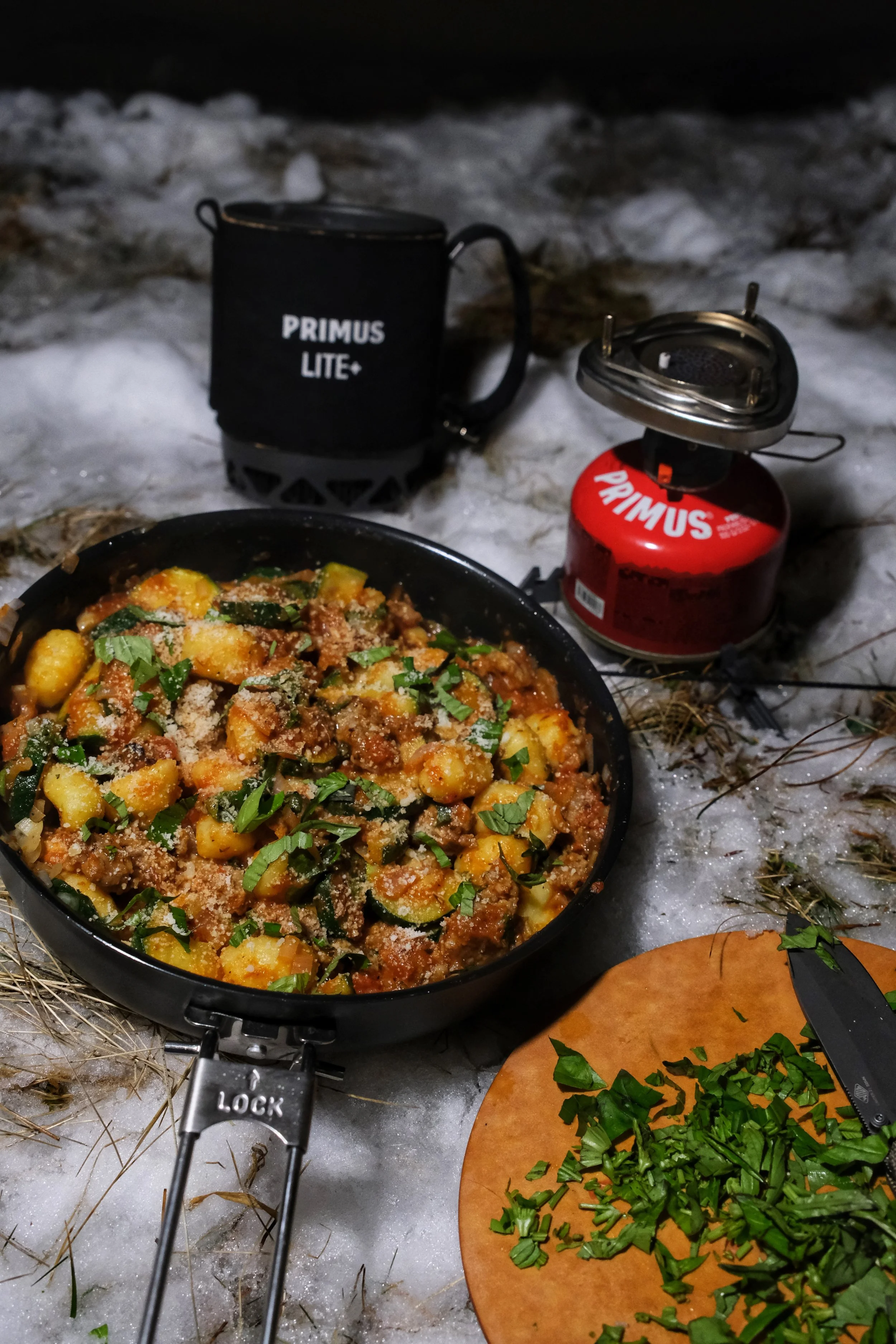 Gnocchi with Italian Sausage and Zucchini